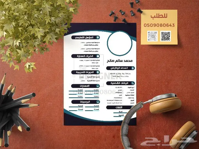 السيرة الذاتية الاحترافية CV Resume 14