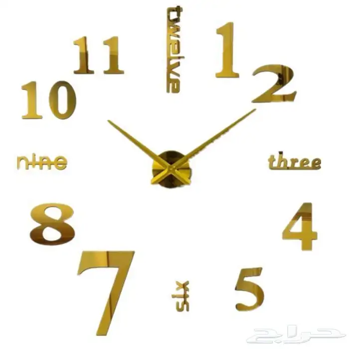 ساعات جدارية 3D ( توصيل مجاني ) 33