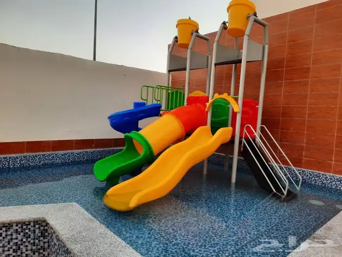 شالية النورس مسبح والعاب مائية 0