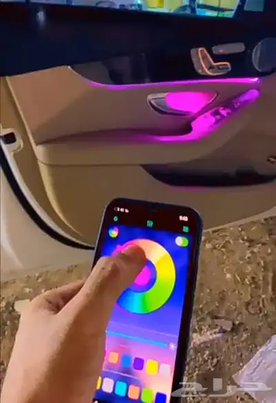 لدداخلي على جميع انواع السيارات 64لون 4