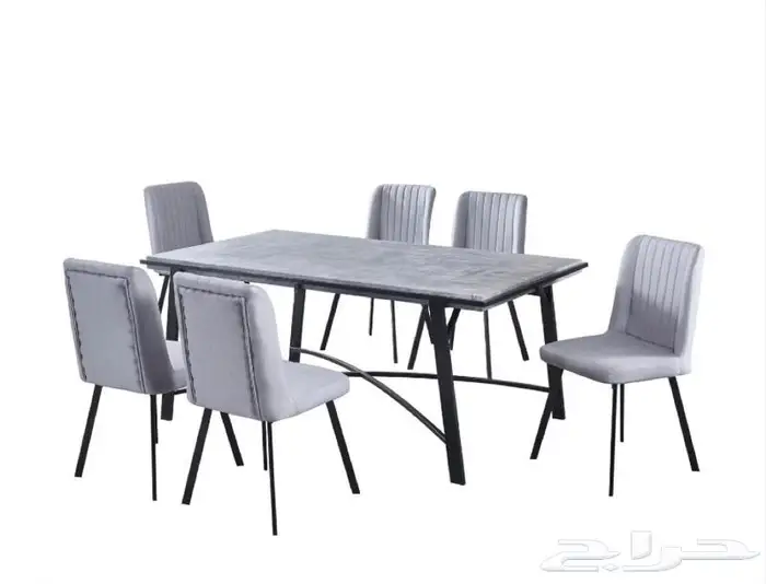 طاولات طعام رخام وستيل جديدة 25