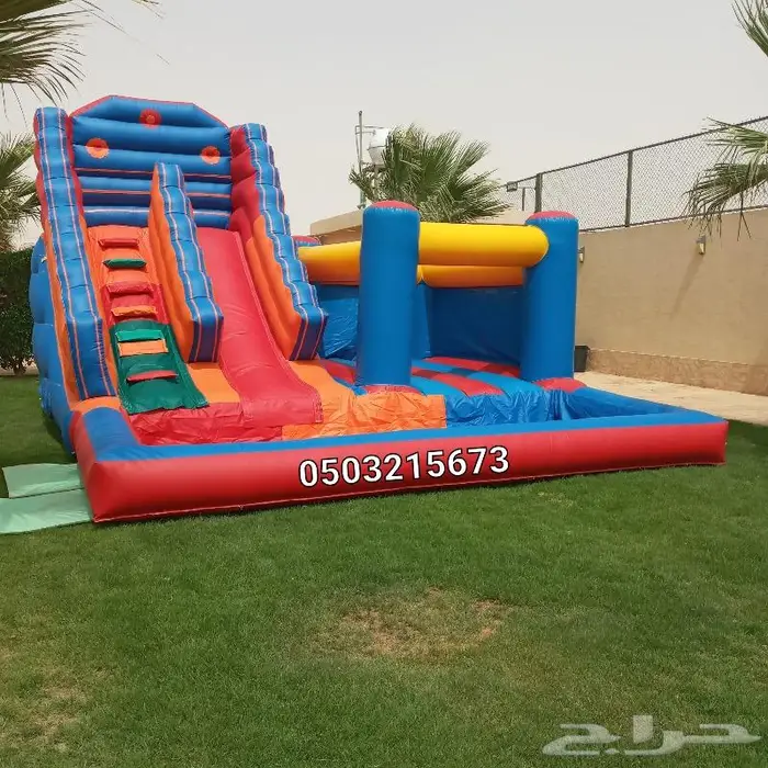 اجار نطيطات زحاليق مااعب صابونيه 0