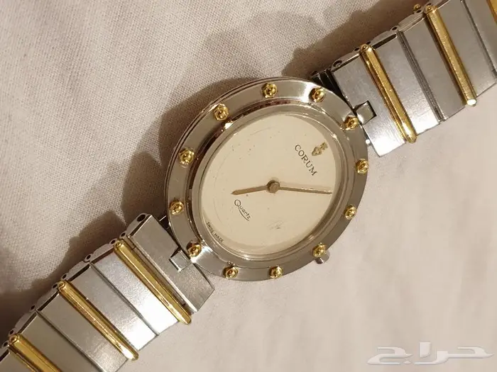 ساعة كورم corum watch فولاذ ستيل مذهب انتيك 0