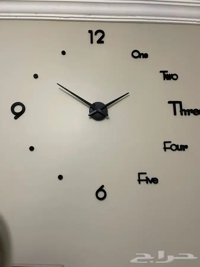 ساعات حائط 3D (ضمان سنة ) 3