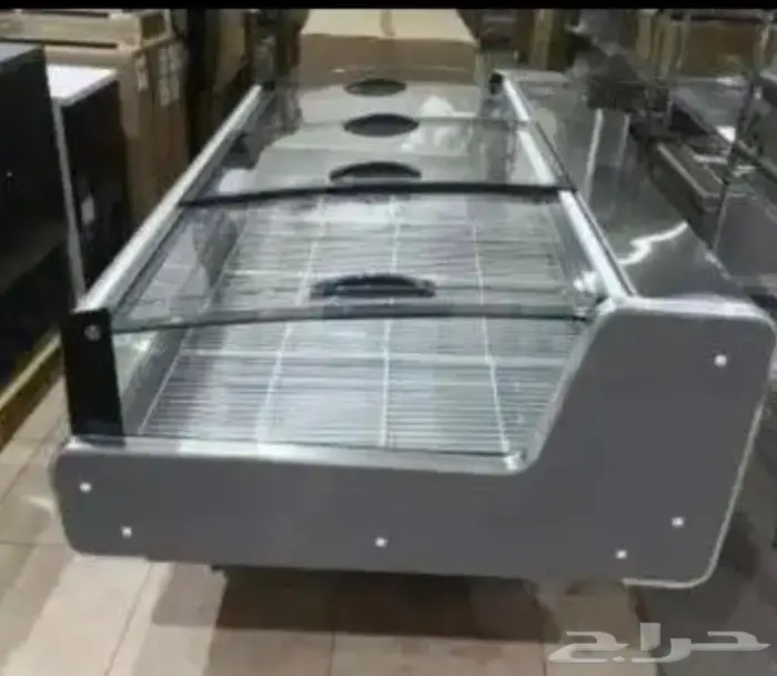 ثلاجات عرض لحوم طازجة باب سحاب زجاج 2