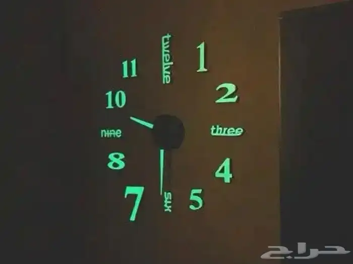 ساعات حائط 3D (ضمان سنة ) 9