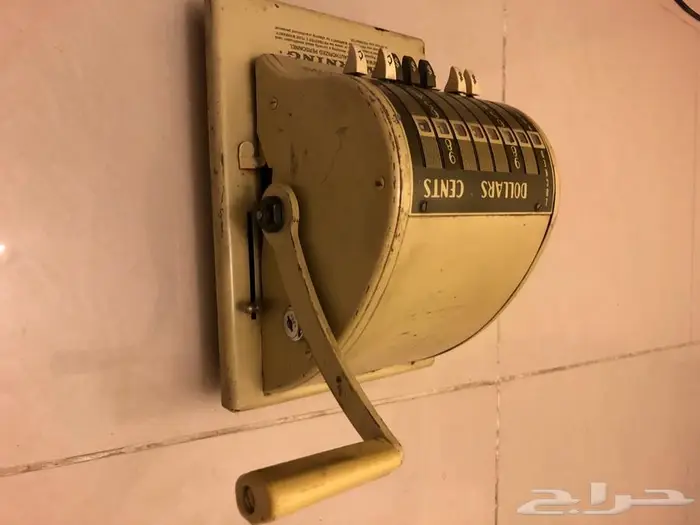 الة توثيق الشيكات انتيكadding- payment antique 1