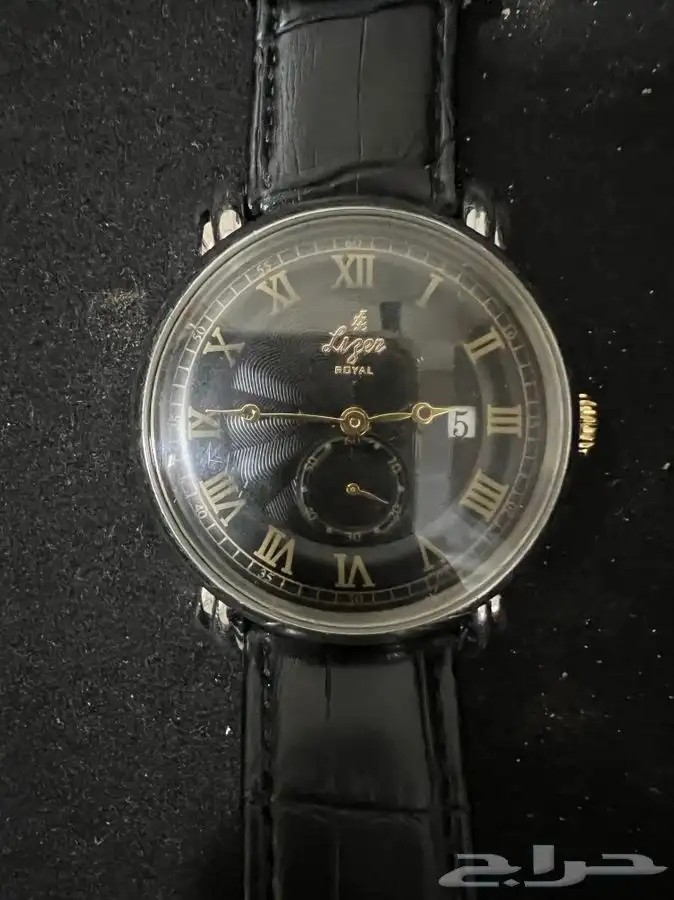 ساعه رجاليه سويسرية مميزه مقاس كبير ماركه ليزر 1