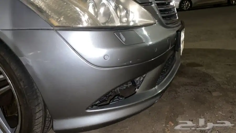 صدام مرسيدس S 2008 1