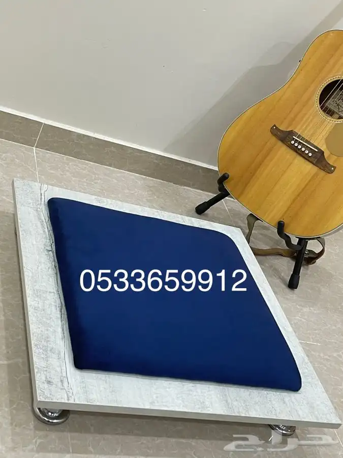 طاوله بلوت الأطراف خشب ديكور الرخام بجرس 25