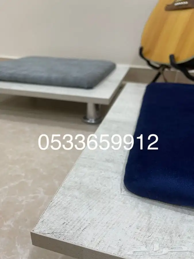 طاوله بلوت الأطراف خشب ديكور الرخام بجرس 23