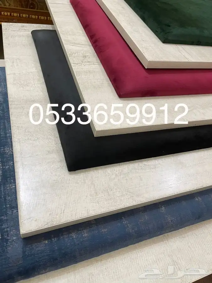 طاوله بلوت الأطراف خشب ديكور الرخام بجرس 22