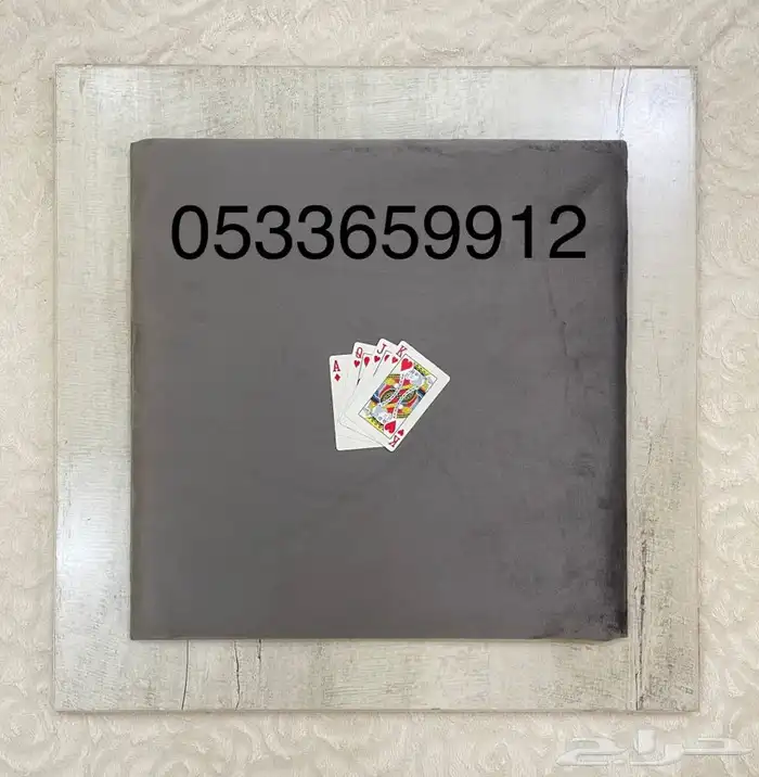 طاوله بلوت الأطراف خشب ديكور الرخام بجرس 7