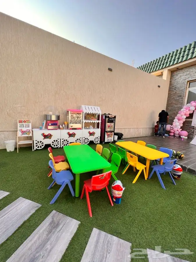 عروض التسالي ايس كريم كوتن كاندي بوب كورن ذرة بأن كيك 4