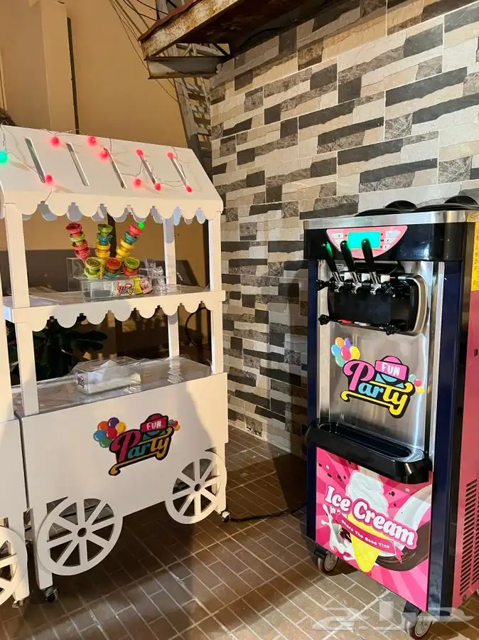 عروض التسالي ايس كريم كوتن كاندي بوب كورن ذرة بأن كيك 3