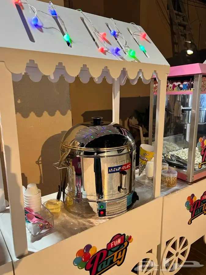 عروض التسالي ايس كريم كوتن كاندي بوب كورن ذرة بأن كيك 2