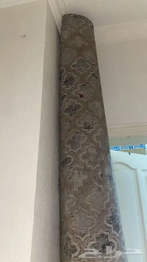 سجاده شبه جديده خاليه عيوب 2فى 3 ازرق رصاصى ابيض300ريال 1