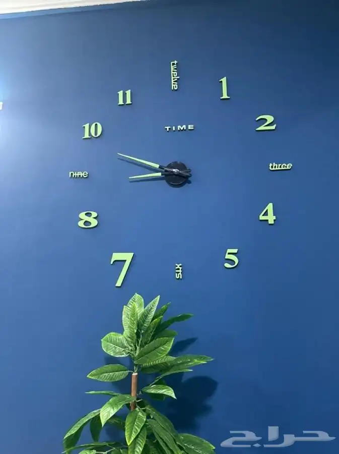 ساعات حائط 3D ( ضمان 6