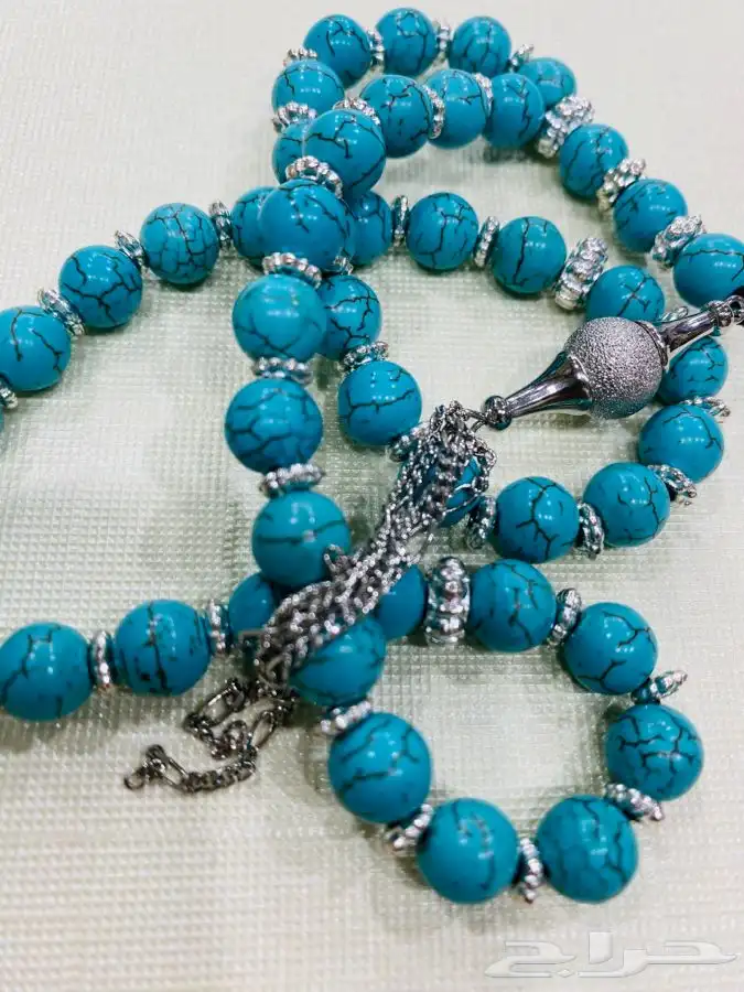 سبحة فاخرة فيروز بتفصيل خاص 5