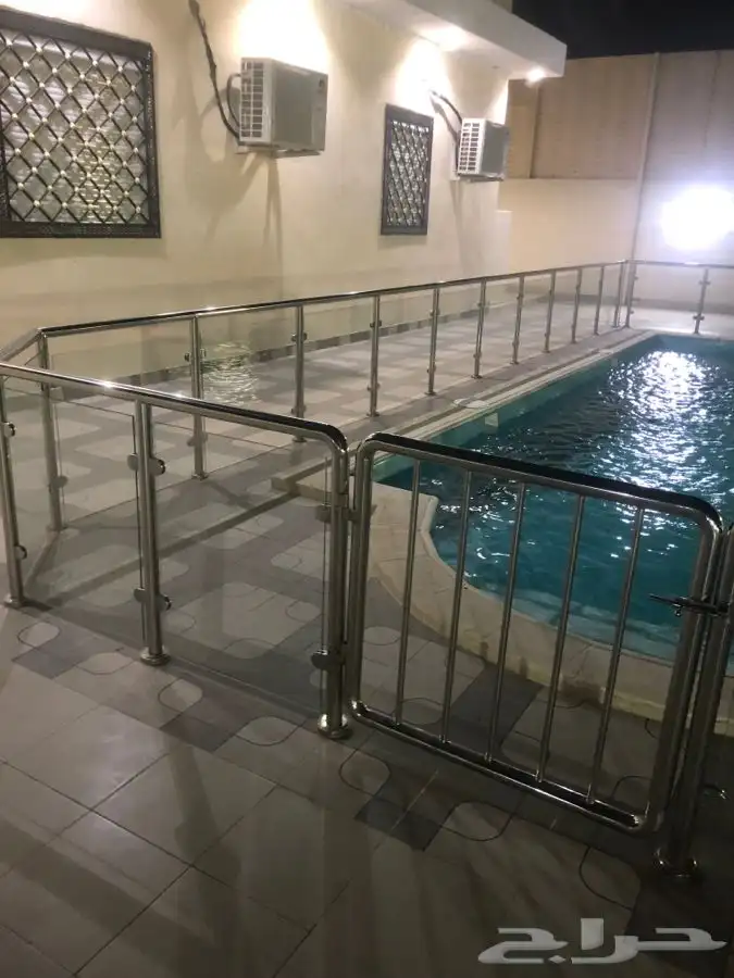 استانلس استيل معلم دربزين مسابح بلكونات تنفيذ جميع الاشكال 49
