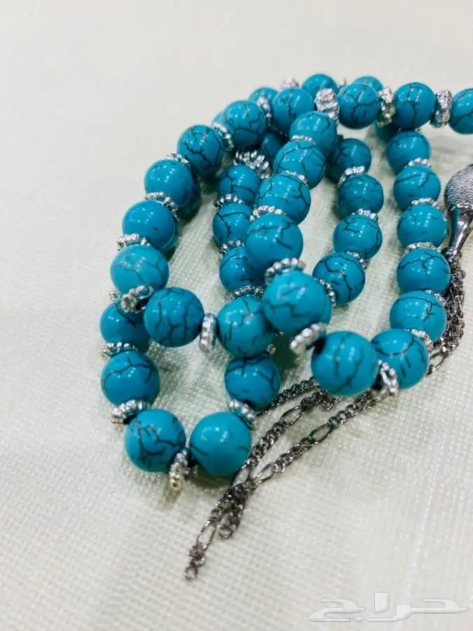 سبحة فاخرة فيروز بتفصيل خاص 3