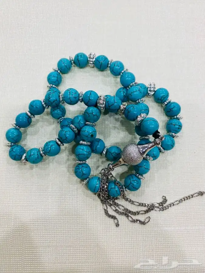 سبحة فاخرة فيروز بتفصيل خاص 1