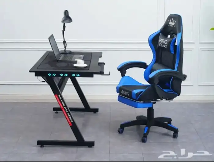 بكج كرسي برو 3  طاوله ليد RGB  حامل كيبورد توصيل لجميع 4