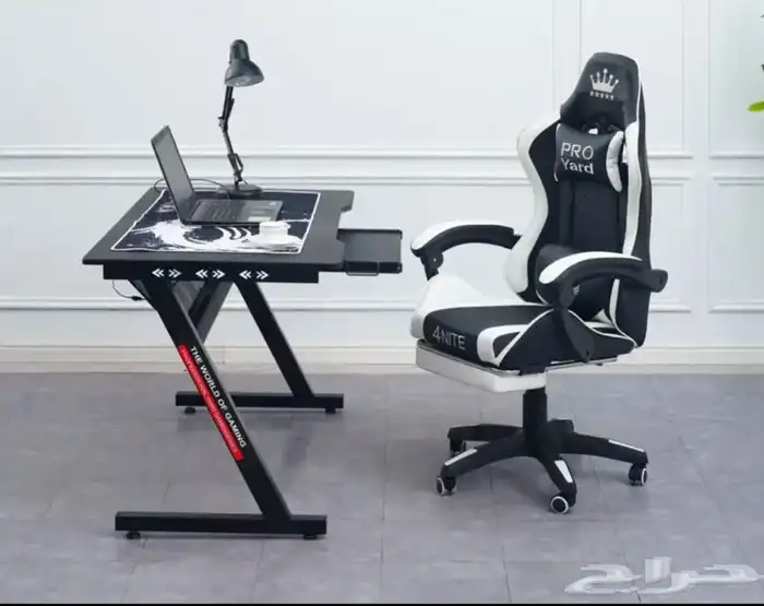 بكج كرسي برو 3  طاوله ليد RGB  حامل كيبورد توصيل لجميع 6