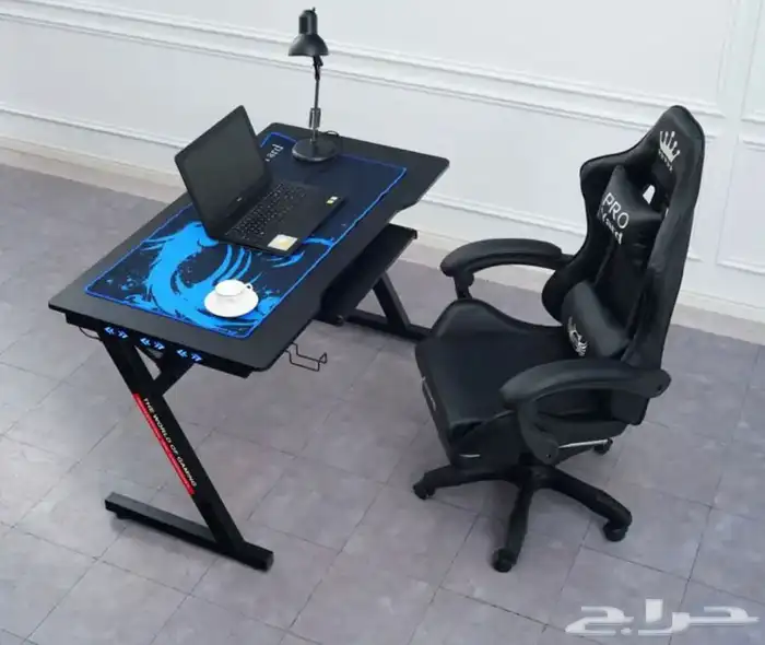 بكج كرسي برو 3  طاوله ليد RGB  حامل كيبورد توصيل لجميع 10