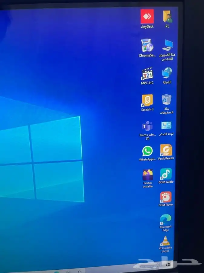 كمبيوتر مكتبي ديل i5 8رام مع SSD256جيجا السريع 27
