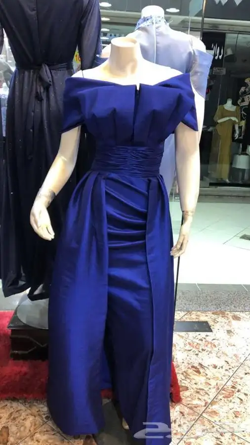 فستان مناسبه لون كحلي استخدام ساعه 0