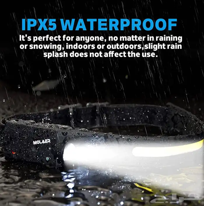 اخف كشاف راس 120 جرام بقوة جبارة 8