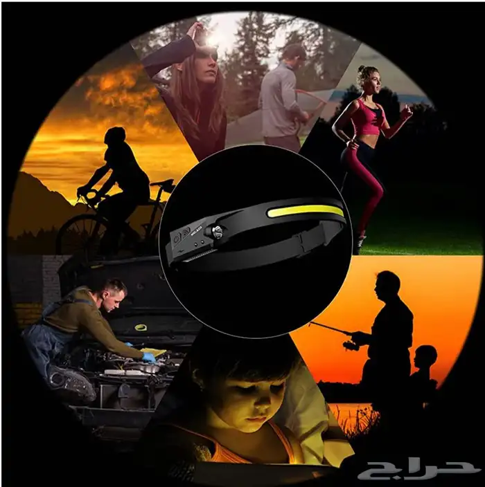 اخف كشاف راس 120 جرام بقوة جبارة 9