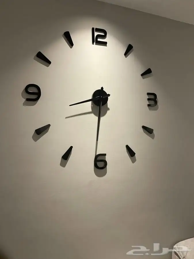 ساعات جدارية 3D (ضمان 0
