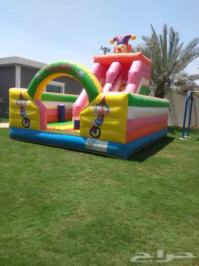 زحليقات ونطيطات وملاعب صابونيه ومائيه اجار يومي داخل الرياض 13