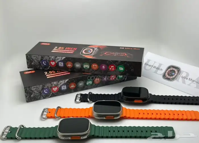 ساعه الترا 8 الجديده تقليد ابل بسعر 160 شامل التوصيل 3