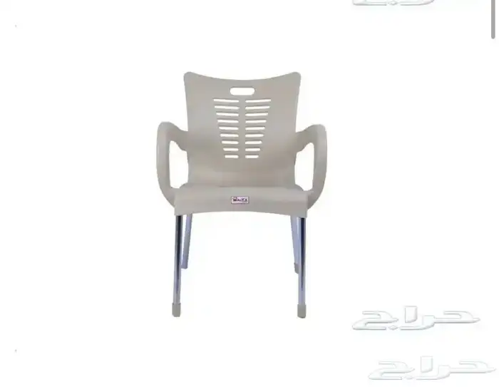 كراسي بلاستيك ارجل استيل 5