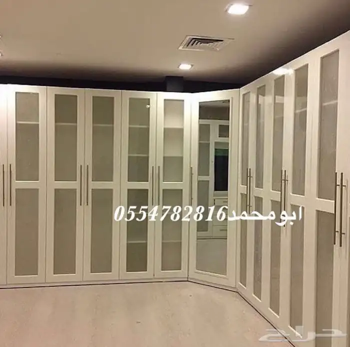 تفصيل خزائن تفصيل دواليب تفصيل غرف ملابس اسره غرف نوم 37