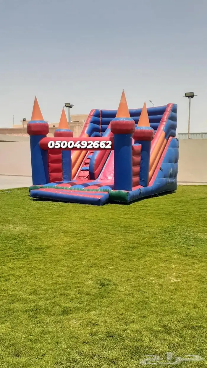 لتاجير نطيطات زحاليق مائيه ملعب صابوني 6