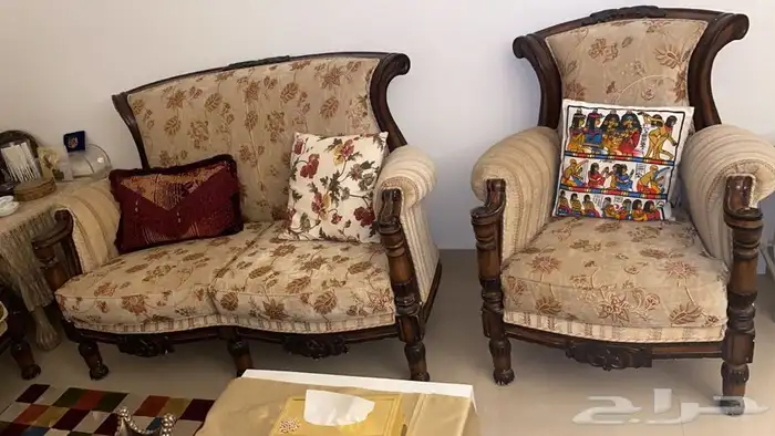 كنب للبيع طقمين 3