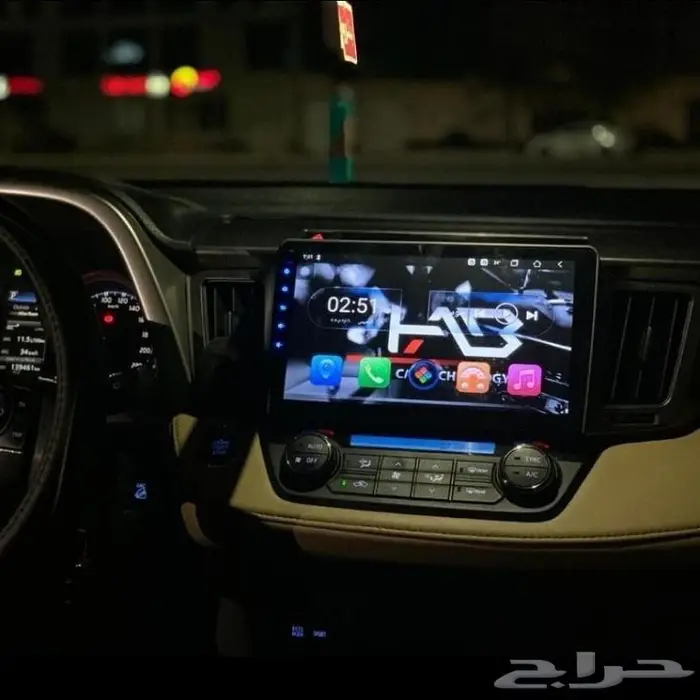 بأحدث المواصفات شاشة هاب HAB تويوتا راف فور 2013 - 2018 4