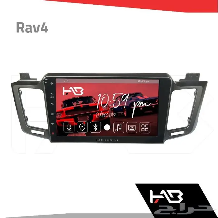 بأحدث المواصفات شاشة هاب HAB تويوتا راف فور 2013 - 2018 8