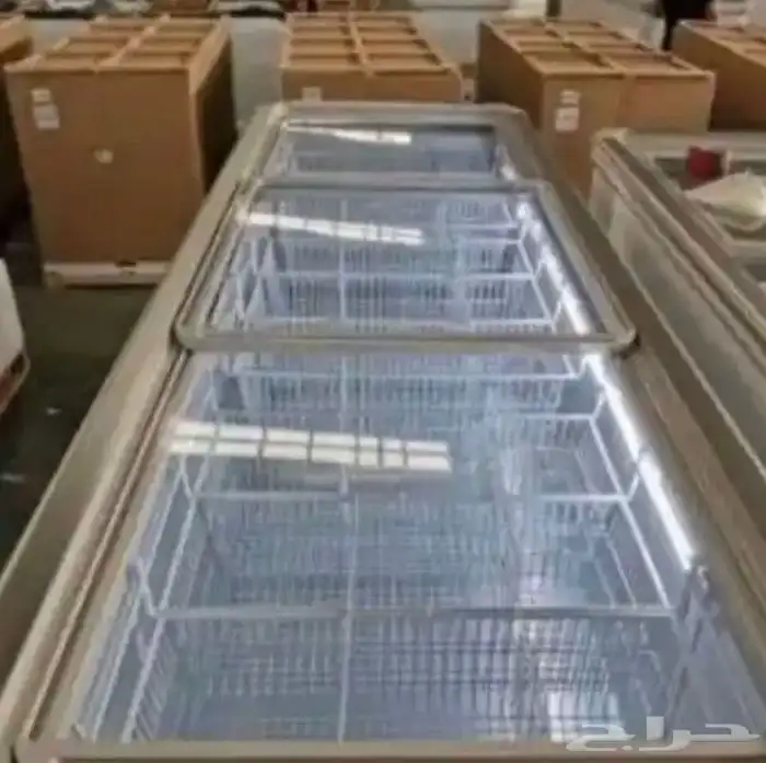 عرض رهيب فريزرات مسطح سحاب زجاج 4