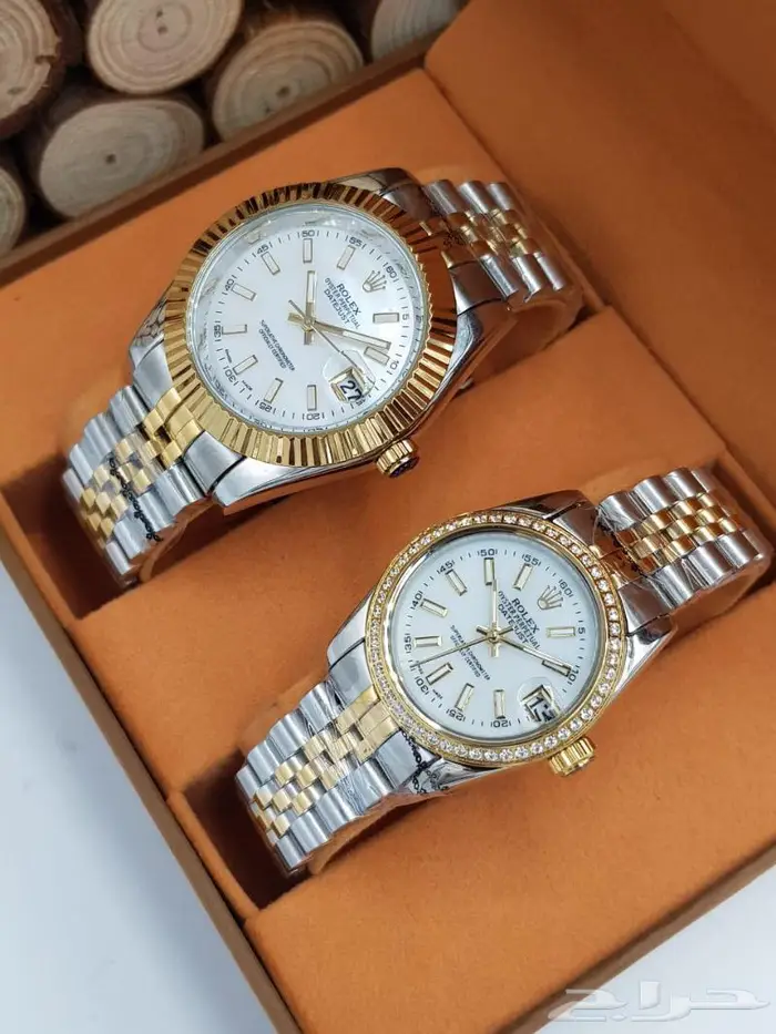 ساعات رولكس رجالي نسائي درجة اولي 6