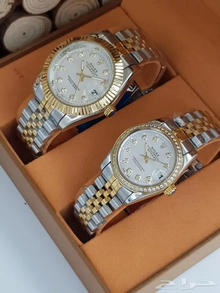 ساعات رولكس رجالي نسائي درجة اولي 9