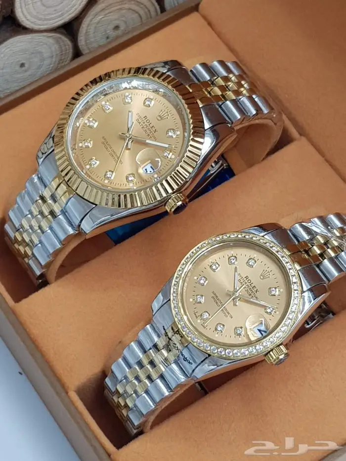 ساعات رولكس رجالي نسائي درجة اولي 10
