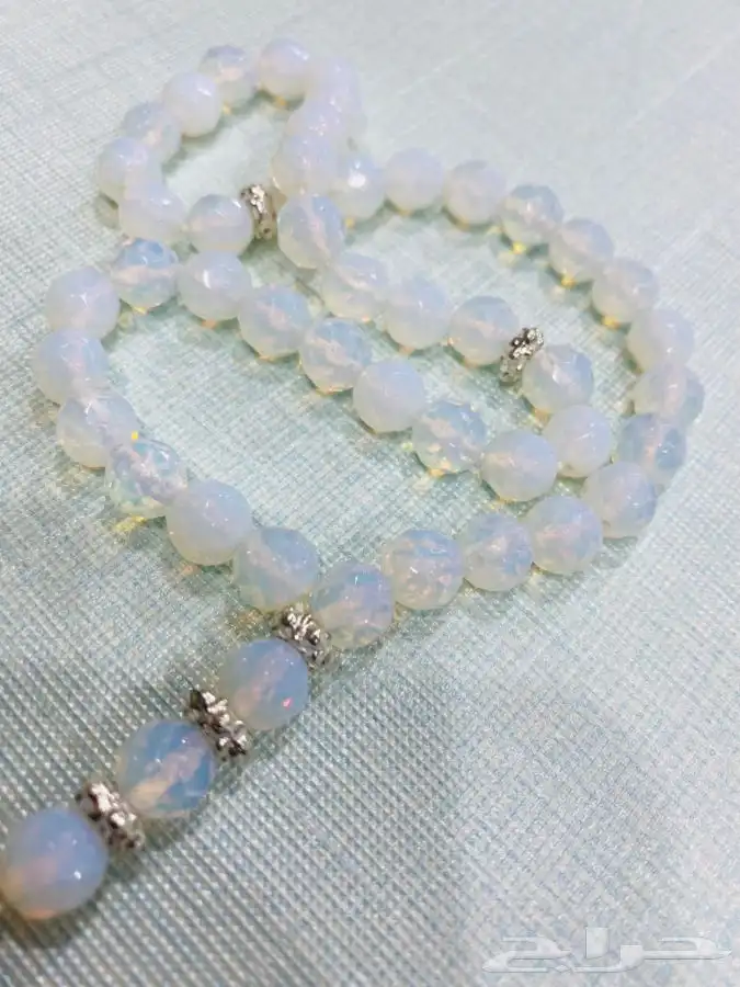 سبحة بلور ثلجي 33 حبة و 45 حبة و 99 حبة 1