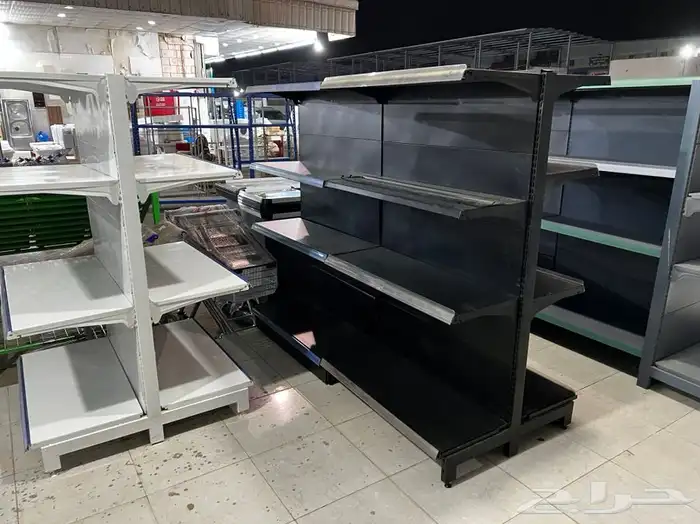 رفوف سوبر ماركت جدار و وسط رفوف مستودعات جميع المقاسات 5