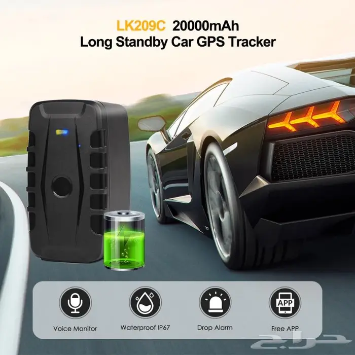 جهاز تتبع المركبات والمعدات GPS تتبع سيارات تسجيل 9