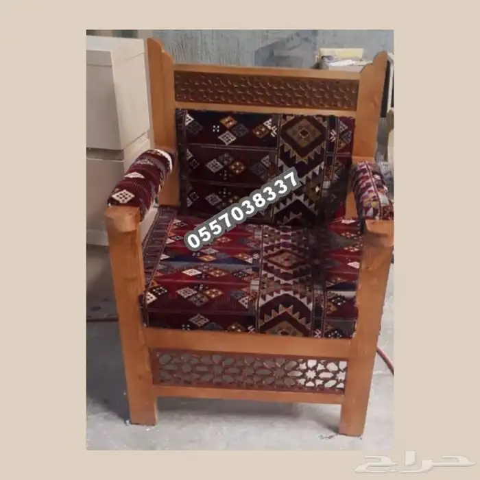 كراسي خشب شعبية تراثية جميع مناطق المملكه 12